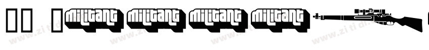 MS Military Normal字体转换